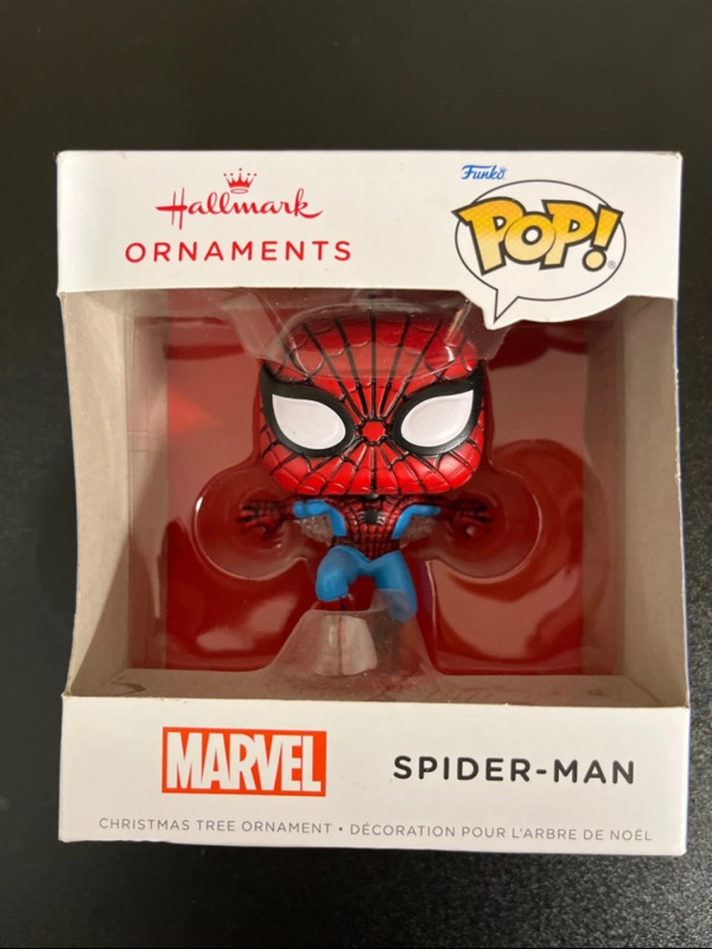 Hallmark Marvel Spider-Man Ornament - Red, Blue & Black